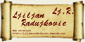 Ljiljan Radujković vizit kartica